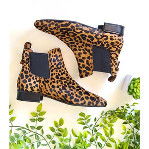 Franco Sarto Heather 2 Leopard Print Bootie Size 7
